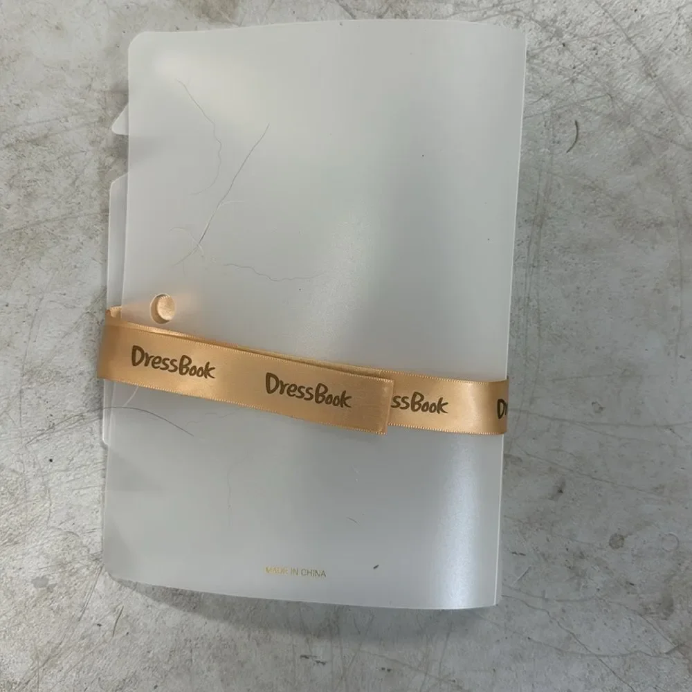 DressBook Clothes Organizer with Gold Ribbon DressBook OYSTERBOY Foldable NEW